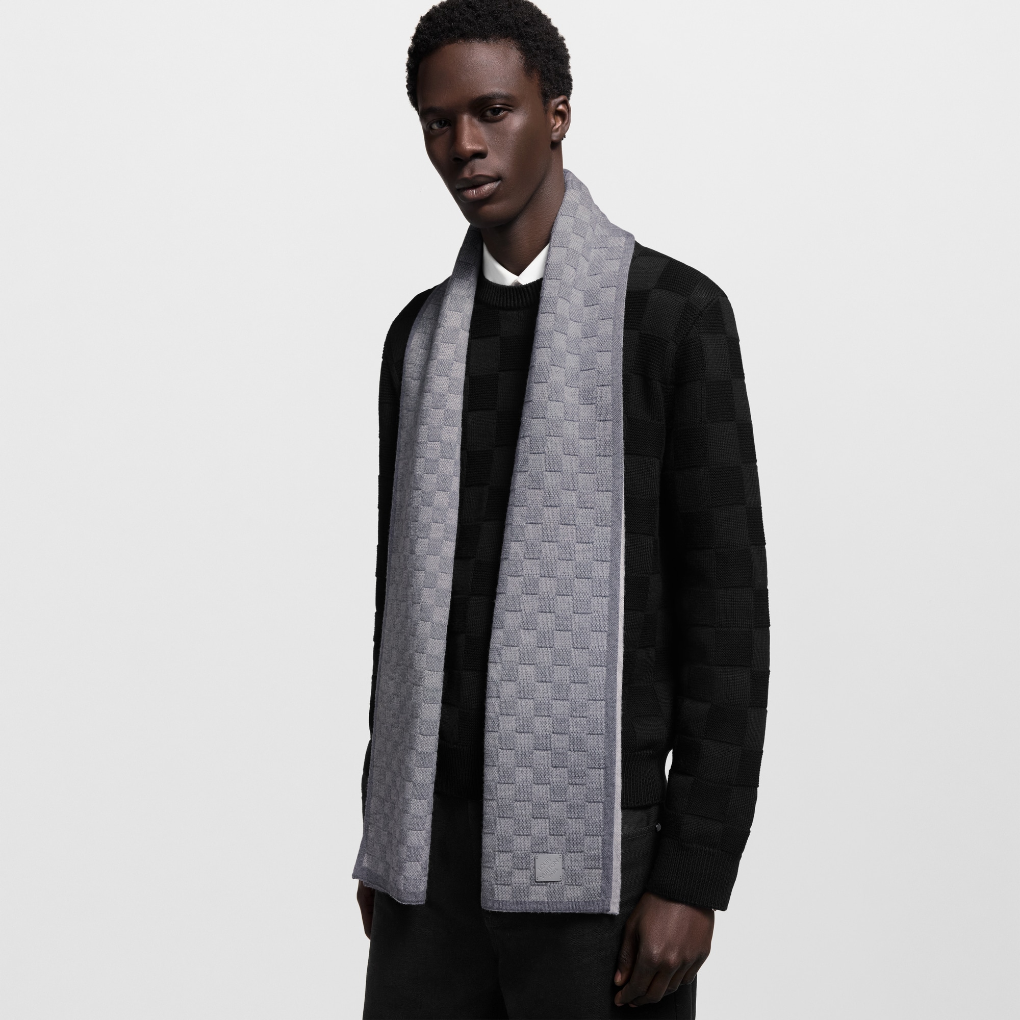 Néo Petit Damier Schal S00 Herren Accessoires Neuheiten | LOUIS VUITTON (Zoom)