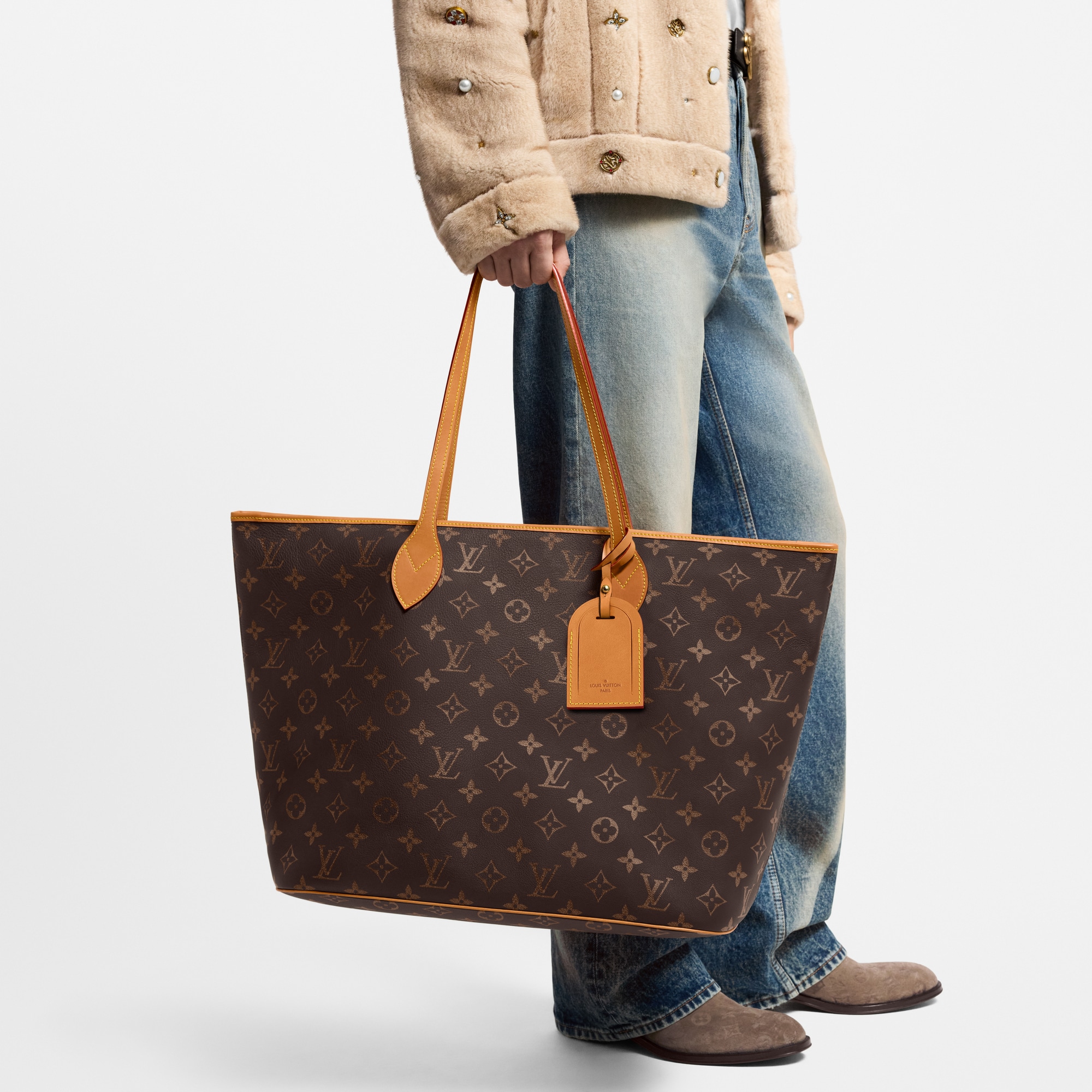 Nevereverfull Bag Autres Cuirs Monogram Herren Reisegepäck Reisetaschen und Duffle Bags | LOUIS VUITTON (Zoom)