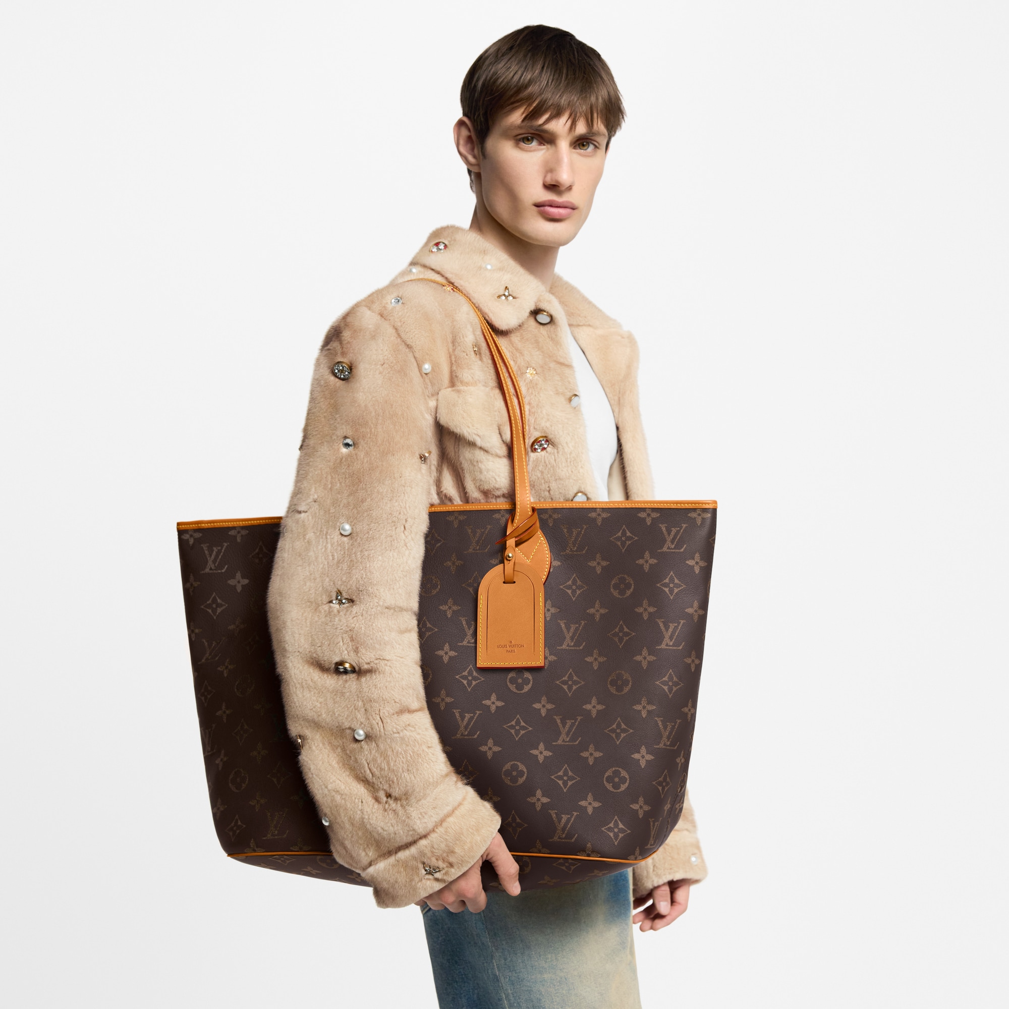 Nevereverfull Bag Autres Cuirs Monogram Herren Reisegepäck Reisetaschen und Duffle Bags | LOUIS VUITTON (Zoom)