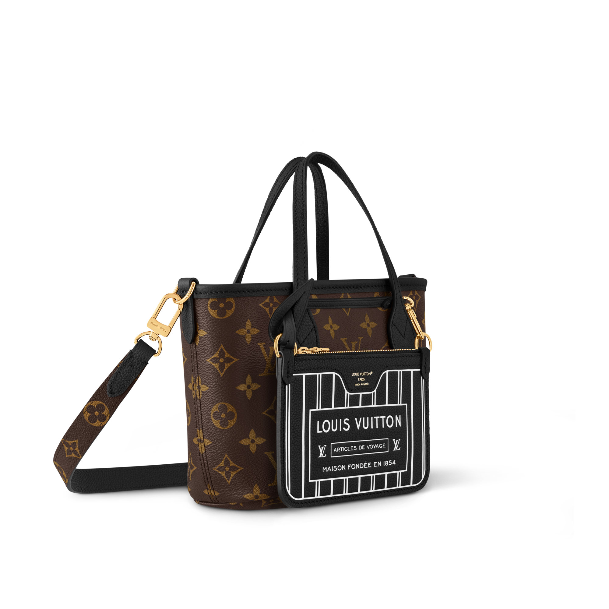 Neverfull Inside Out BB mit Schulterriemen  Taschen und Kleinlederwaren Damen Handtaschen LV Ikonen | LOUIS VUITTON (Zoom)