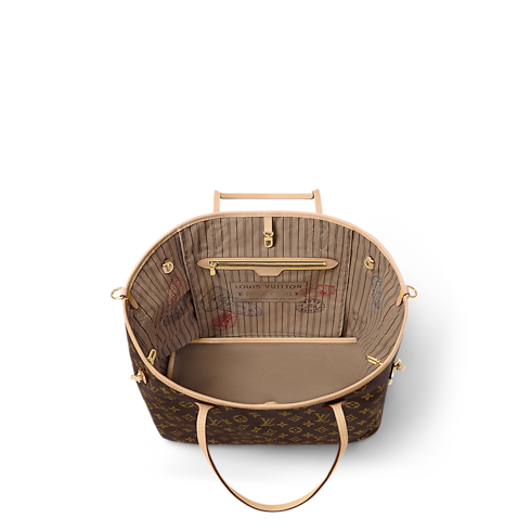 Neverfull Inside Out GM mit Schulterriemen Monogram Canvas Taschen und Kleinlederwaren Damen Handtaschen LV Ikonen | LOUIS VUITTON (Zoom)