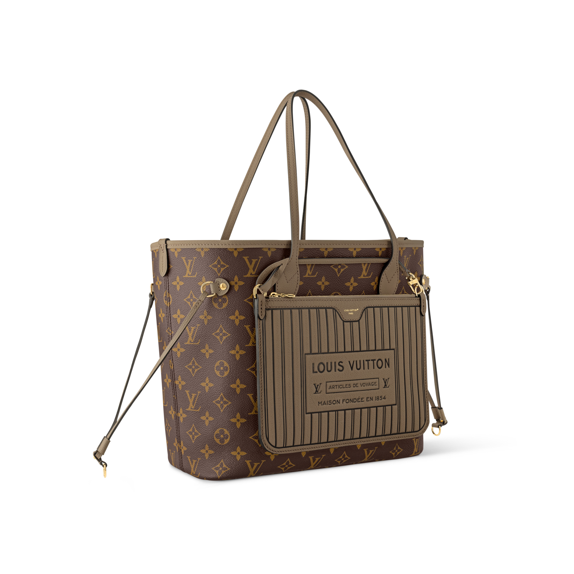 Neverfull Inside Out MM  Taschen und Kleinlederwaren Damen Handtaschen LV Ikonen | LOUIS VUITTON (Zoom)