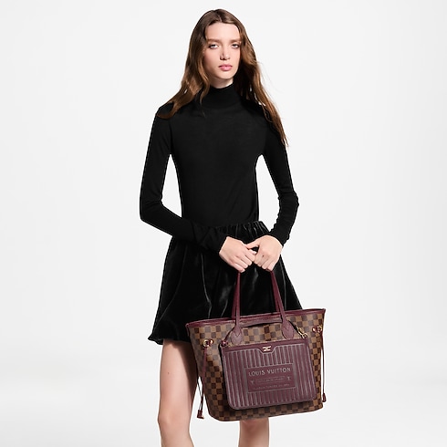 Neverfull Inside Out MM Minigram Leder Damen Handtaschen Alle Kollektionen | LOUIS VUITTON (Zoom)