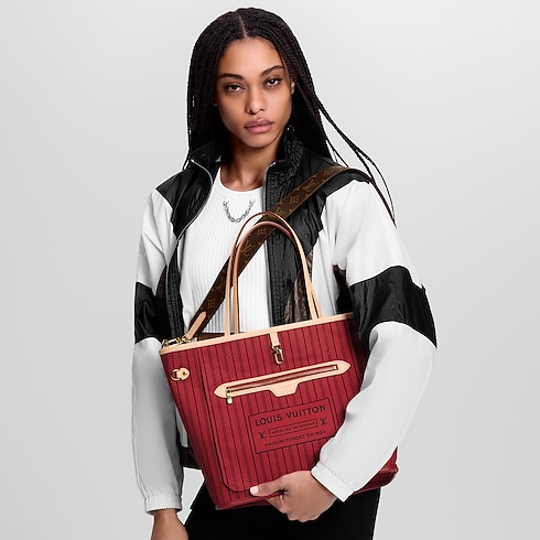 Neverfull Inside Out MM mit Schulterriemen Monogram Canvas Taschen und Kleinlederwaren Damen Handtaschen LV Ikonen | LOUIS VUITTON (Zoom)