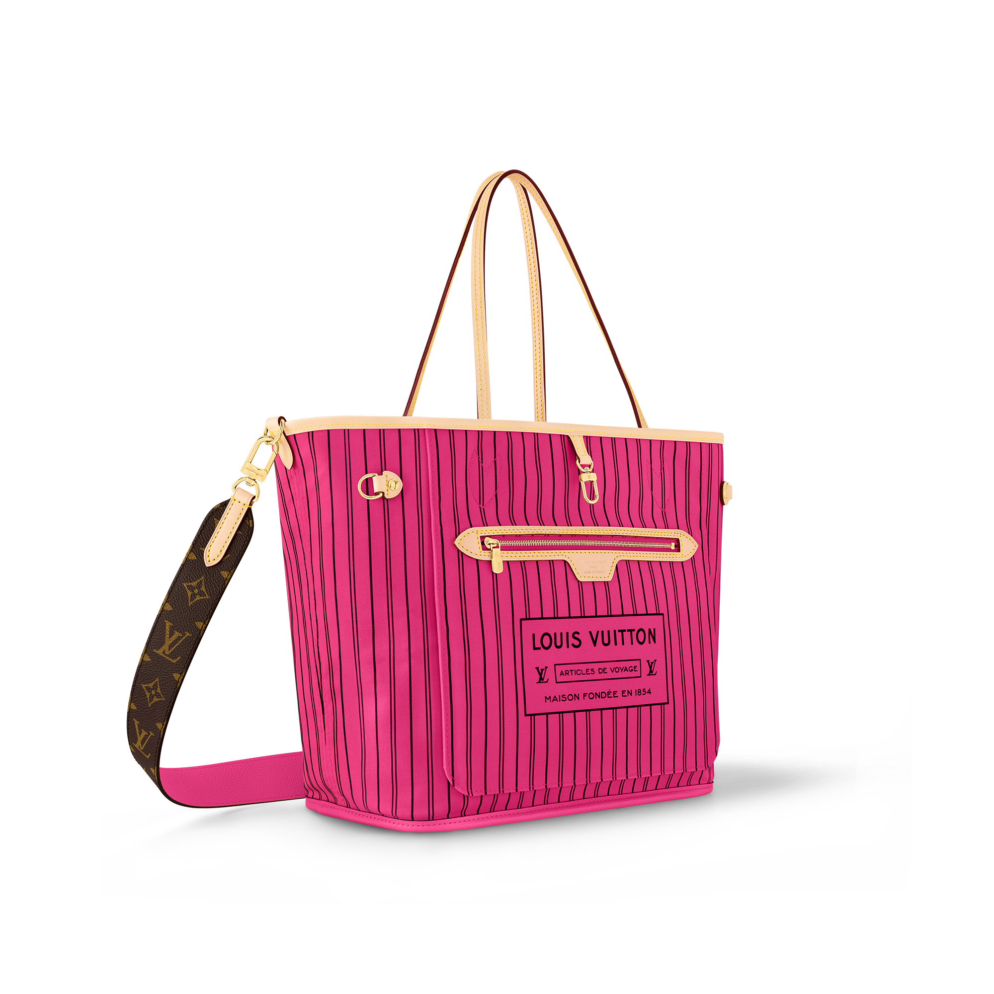 Bag Rosa Louis Vuitton Tasche Louis Vuitton Tasche Neverfull Rosa