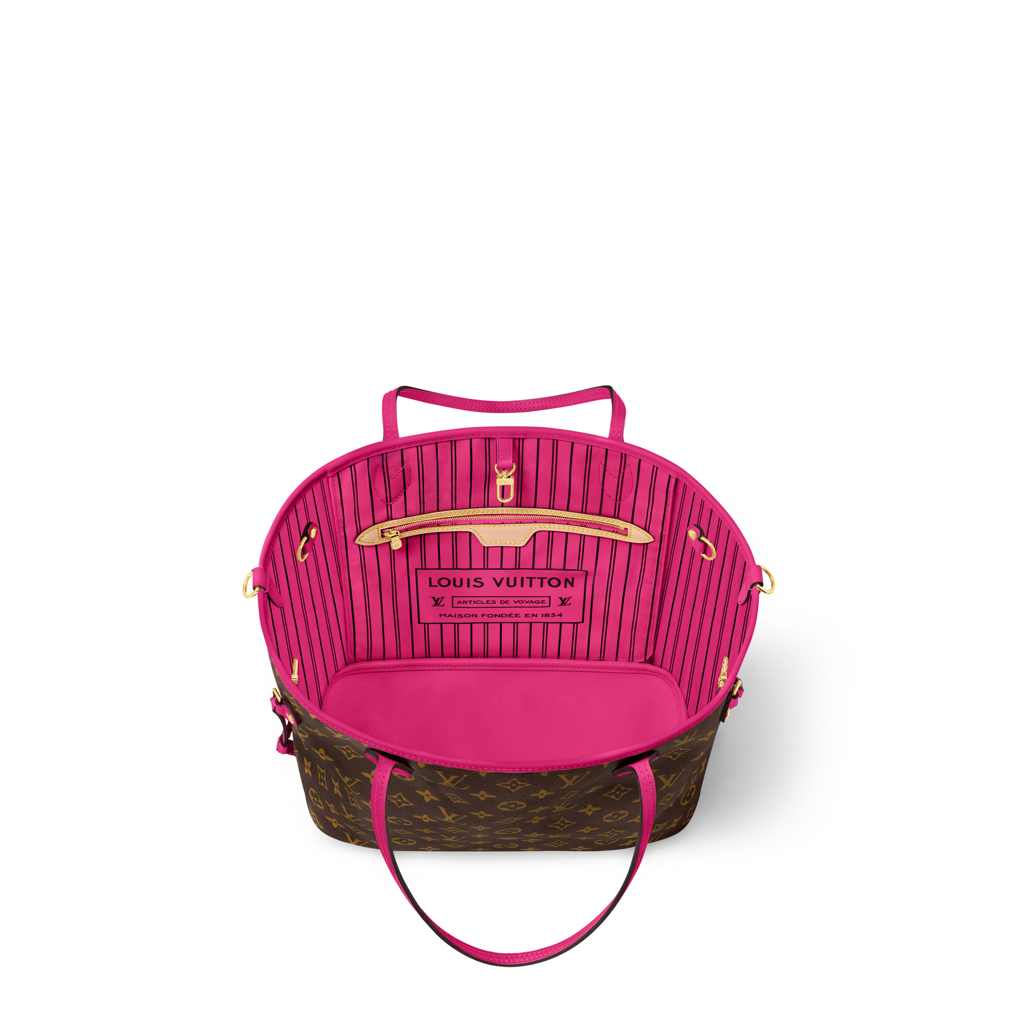 Neverfull Inside Out MM mit Schulterriemen Monogram Canvas Taschen und Kleinlederwaren Damen Handtaschen LV Ikonen | LOUIS VUITTON (Zoom)