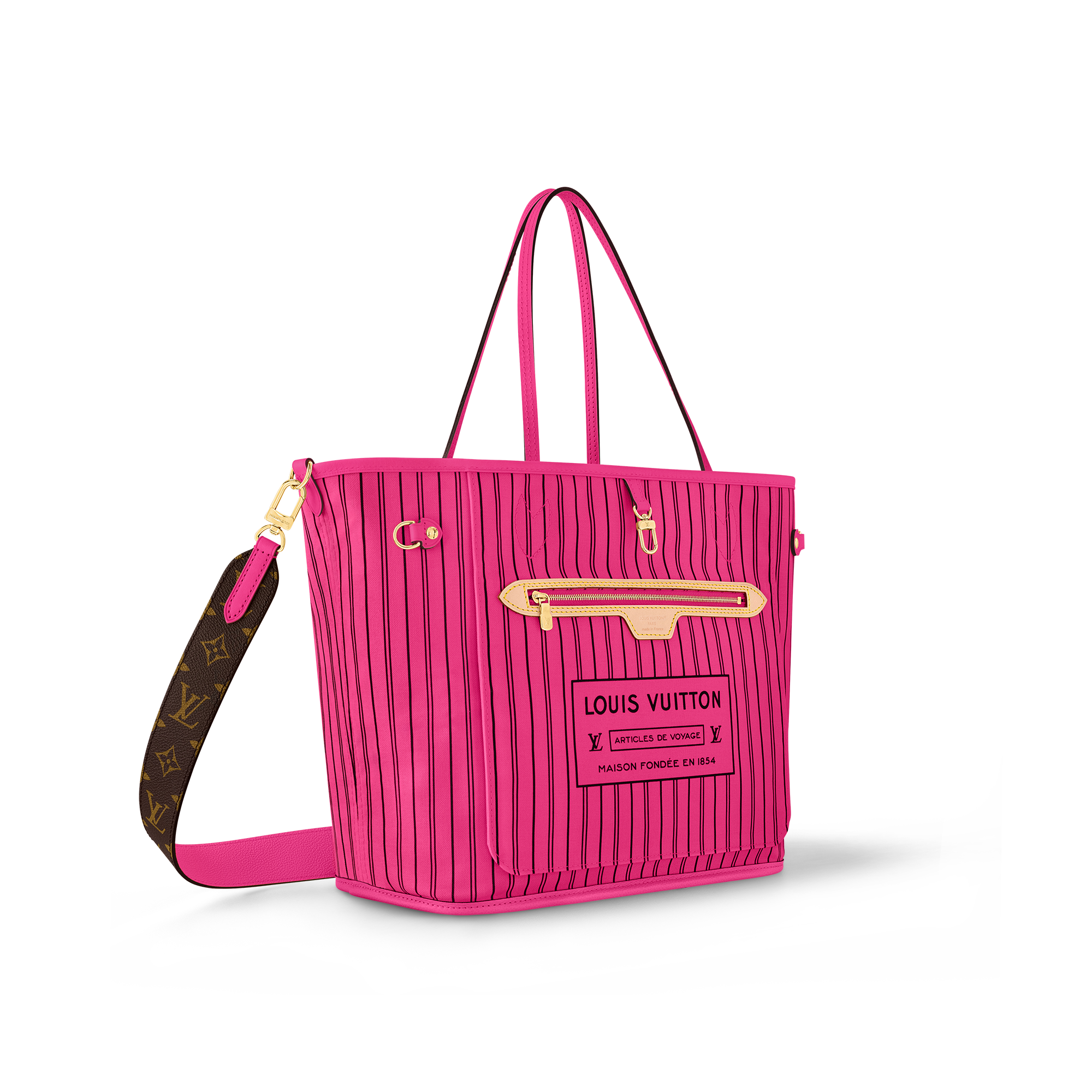 Neverfull Inside Out MM mit Schulterriemen Monogram Canvas Taschen und Kleinlederwaren Damen Handtaschen LV Ikonen | LOUIS VUITTON (Zoom)