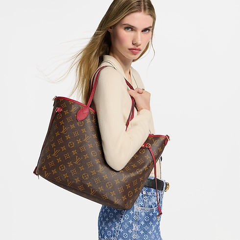 Neverfull Inside Out MM mit Schulterriemen Monogram Canvas Taschen und Kleinlederwaren Damen Handtaschen LV Ikonen | LOUIS VUITTON (Zoom)