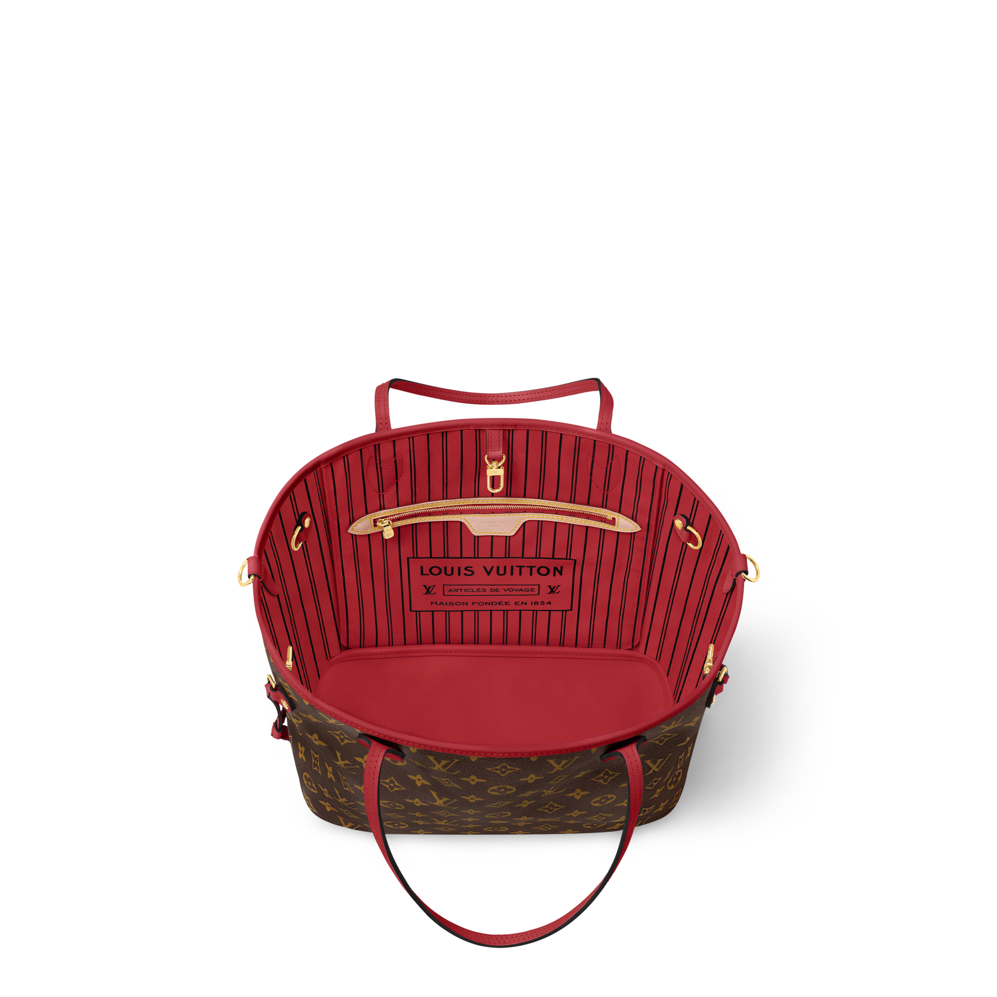 Neverfull Inside Out MM mit Schulterriemen Monogram Canvas Taschen und Kleinlederwaren Damen Handtaschen LV Ikonen | LOUIS VUITTON (Zoom)