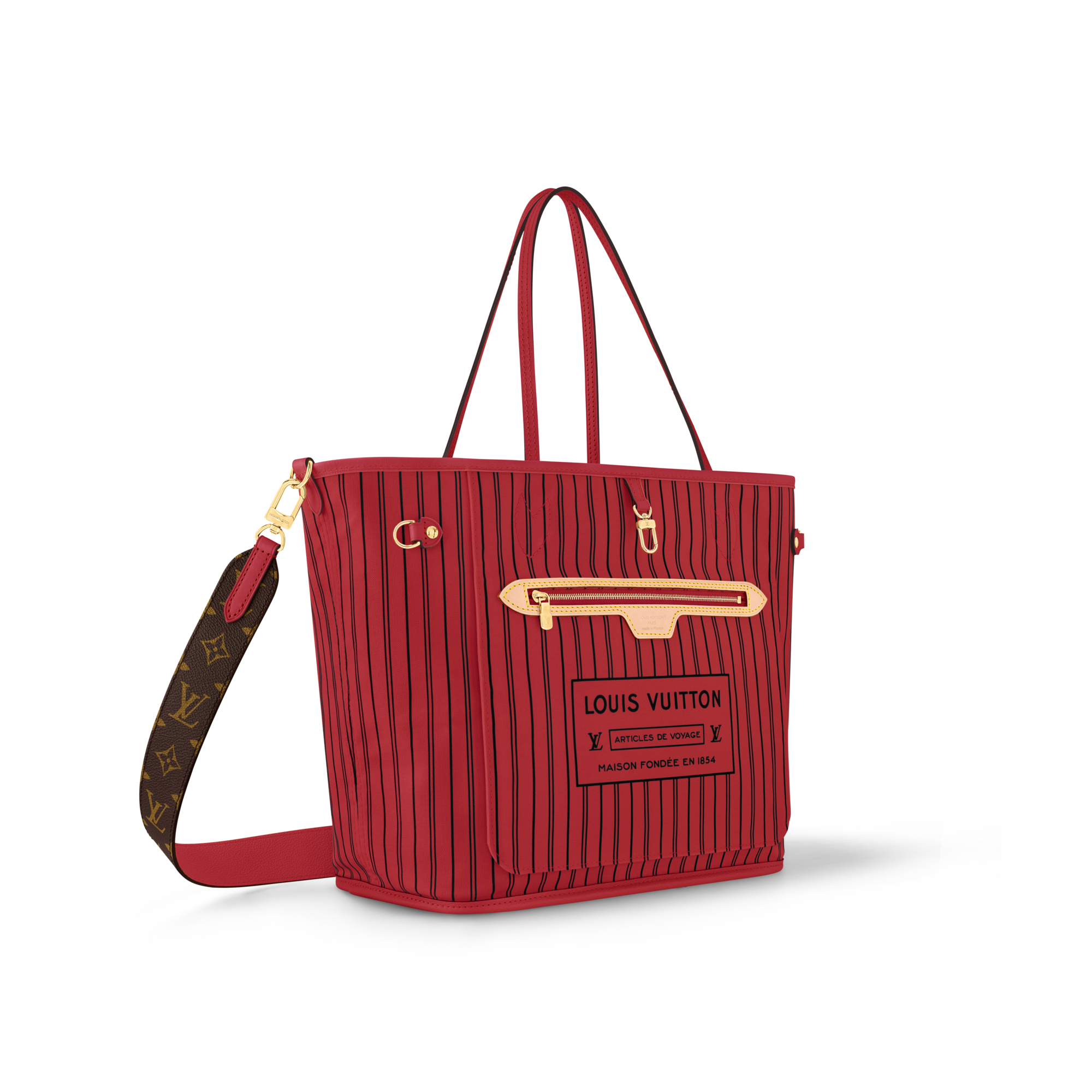 Neverfull Inside Out MM mit Schulterriemen Monogram Canvas Taschen und Kleinlederwaren Damen Handtaschen LV Ikonen | LOUIS VUITTON (Zoom)