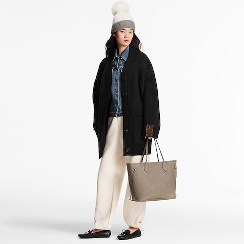 Neverfull MM Monogram Empreinte Leder Damen Handtaschen Alle Handtaschen | LOUIS VUITTON (Zoom)