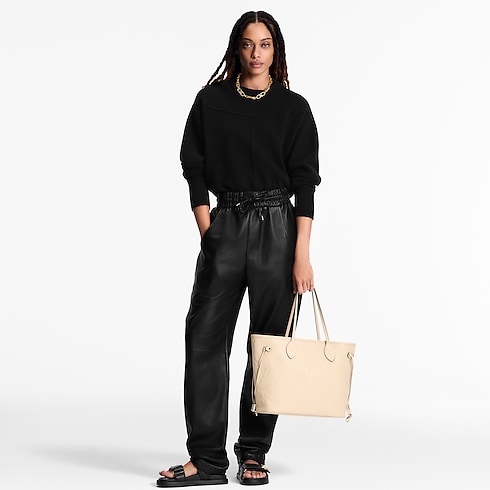 Neverfull MM Monogram Empreinte Leder Damen Handtaschen Alle Handtaschen | LOUIS VUITTON (Zoom)