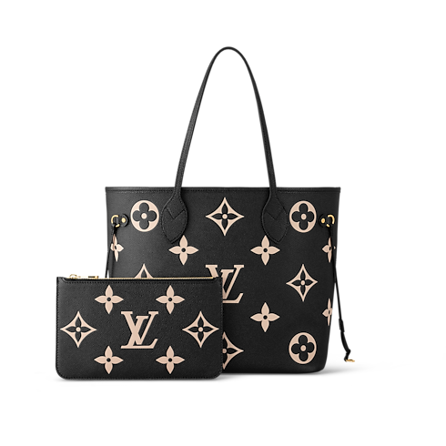 Neverfull MM Monogram Empreinte Leder Damen Handtaschen Alle Handtaschen | LOUIS VUITTON (Zoom)