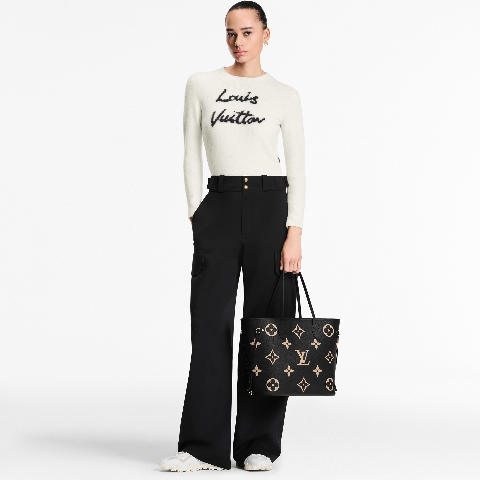 Neverfull MM Monogram Empreinte Leder Damen Handtaschen Alle Handtaschen | LOUIS VUITTON (Zoom)