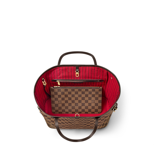 Neverfull MM Damier Ebene Canvas Damen Handtaschen Alle Handtaschen | LOUIS VUITTON (Zoom)