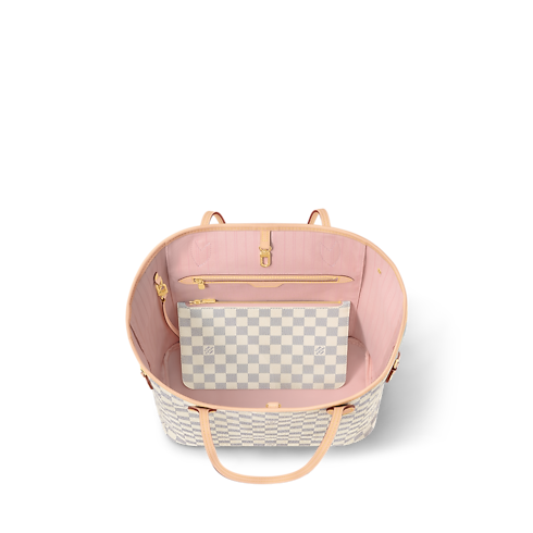Neverfull MM Damier Azur Canvas Damen Handtaschen Alle Handtaschen | LOUIS VUITTON (Zoom)