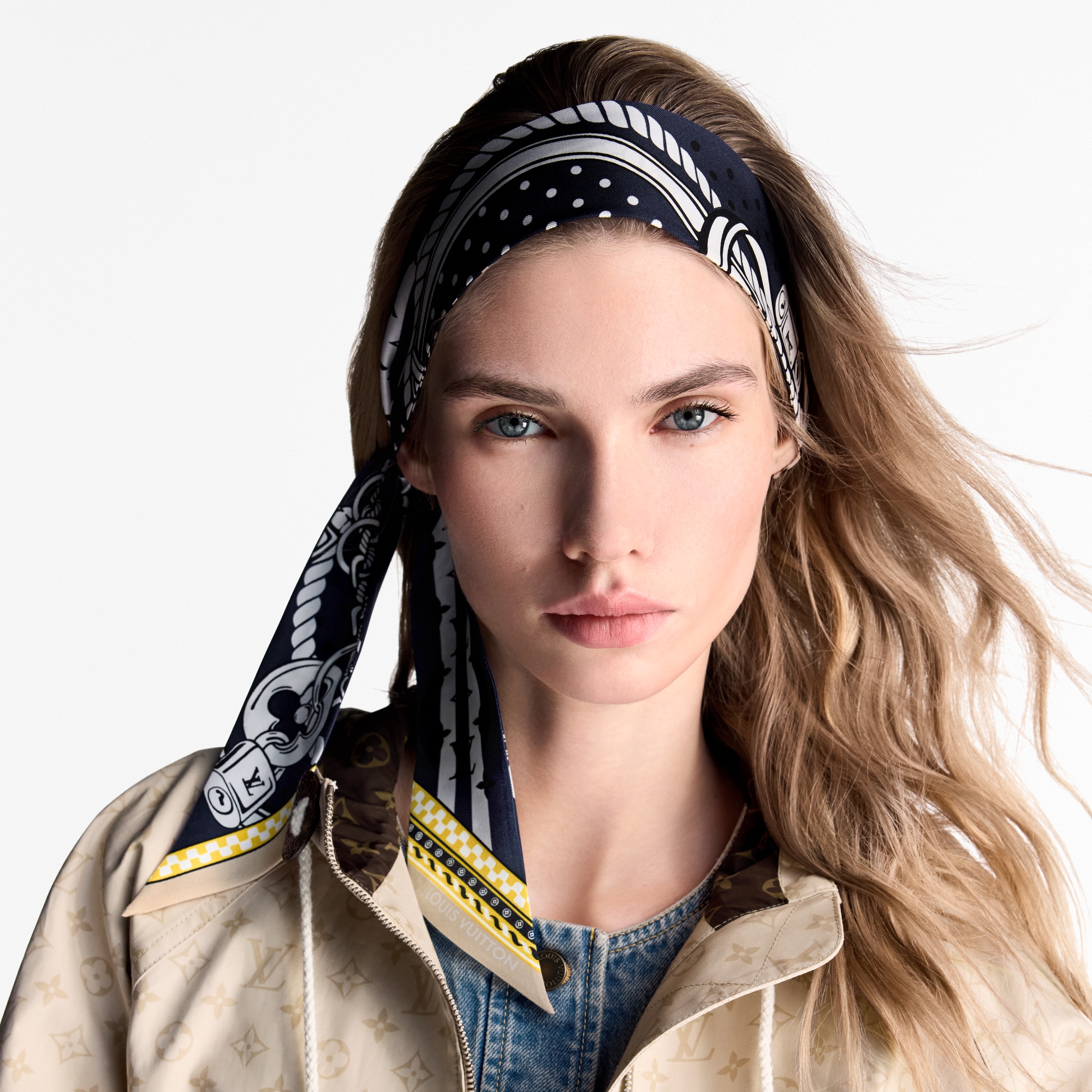 Ocean Bandana BB Bandeau S00 Damen Accessoires Seidentücher und Bandeaus | LOUIS VUITTON (Zoom)