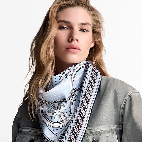 Ocean Bandana Carré 90 S00 Damen Accessoires Seidentücher und Bandeaus | LOUIS VUITTON (Zoom)