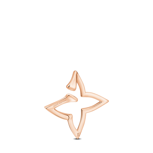 Ombre Blossom Overlap Creole, Roségold und Diamanten - Einzelstück Schmuck Kategorien Ohrringe | LOUIS VUITTON (Zoom)