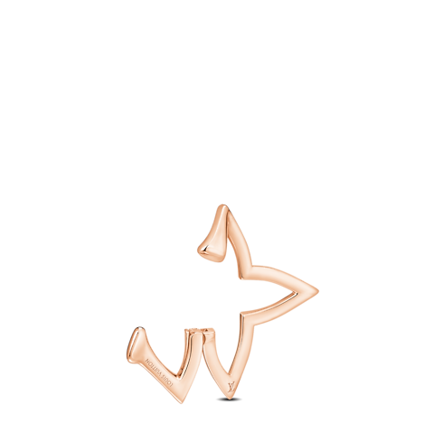 Ombre Blossom Overlap Creole, Roségold und Diamanten - Einzelstück Schmuck Kategorien Ohrringe | LOUIS VUITTON (Zoom)