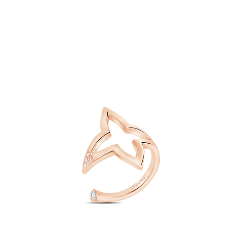 Ombre Blossom Ring mit offenem Design, Roségold und Diamanten Schmuck Kategorien Ringe | LOUIS VUITTON (Zoom)