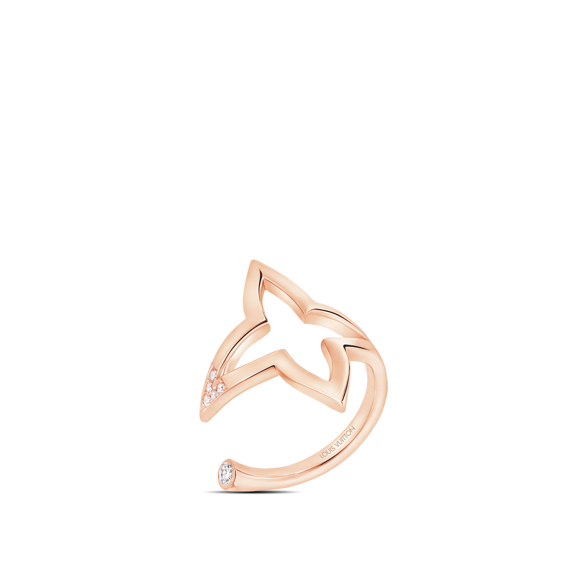 Ombre Blossom Ring mit offenem Design, Roségold und Diamanten  Schmuck Kategorien Ringe | LOUIS VUITTON (Zoom)