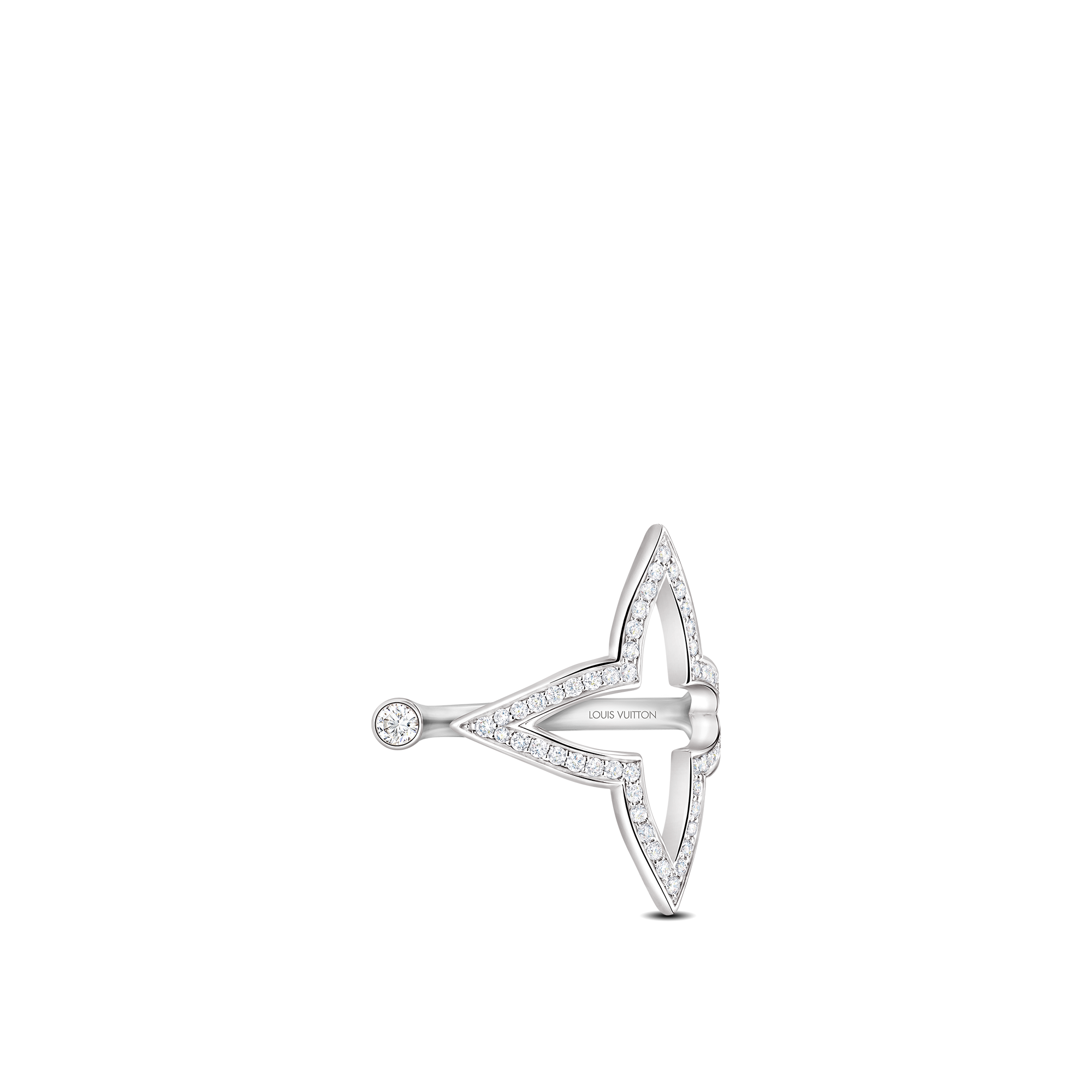 Ombre Blossom Ring mit offenem Design, Weißgold und Diamanten  Schmuck Kategorien Ringe | LOUIS VUITTON (Zoom)