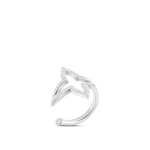 Ombre Blossom Ring mit offenem Design, Weißgold und Diamanten Schmuck Kategorien Ringe | LOUIS VUITTON (Zoom)