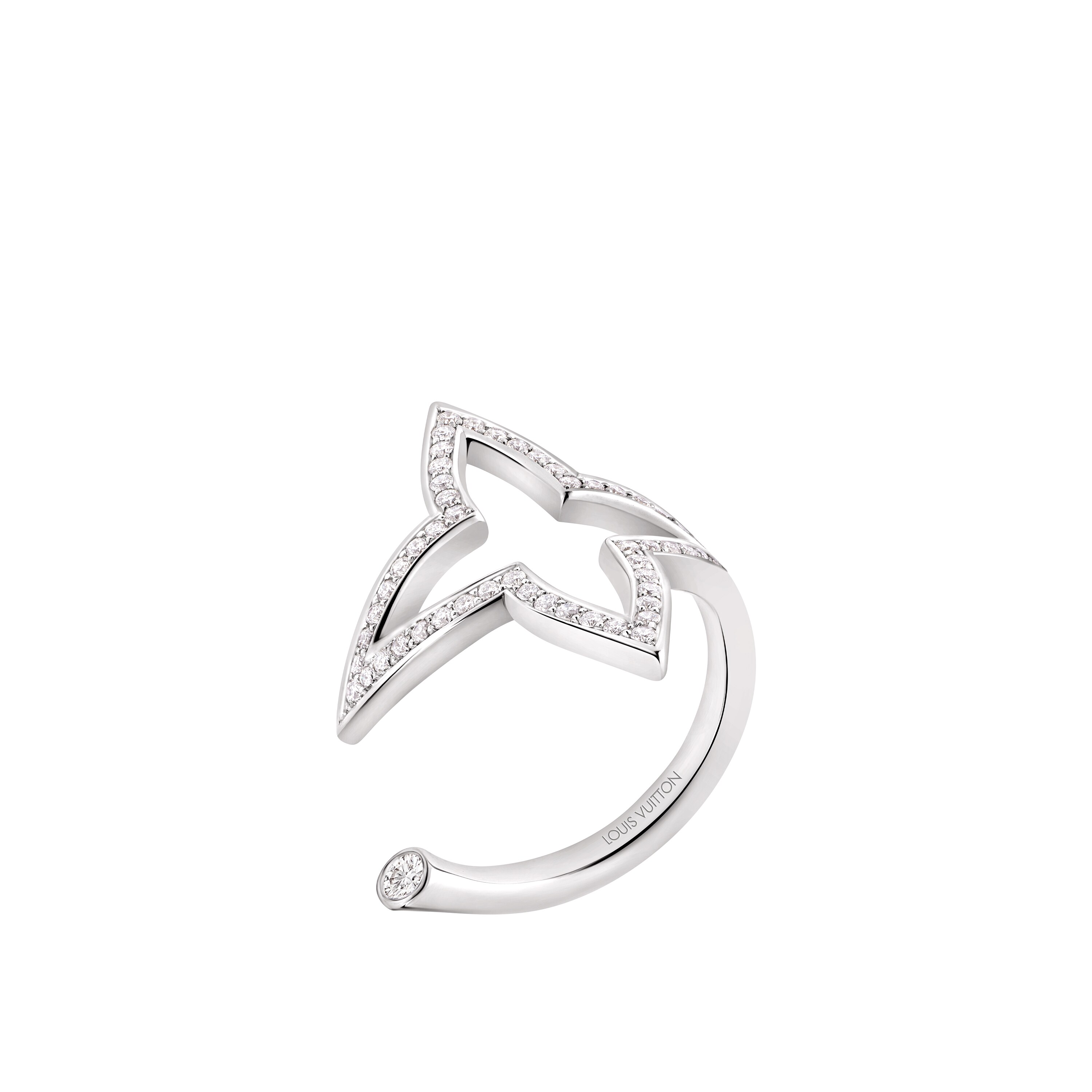 Ombre Blossom Ring mit offenem Design, Weißgold und Diamanten  Schmuck Kategorien Ringe | LOUIS VUITTON (Zoom)