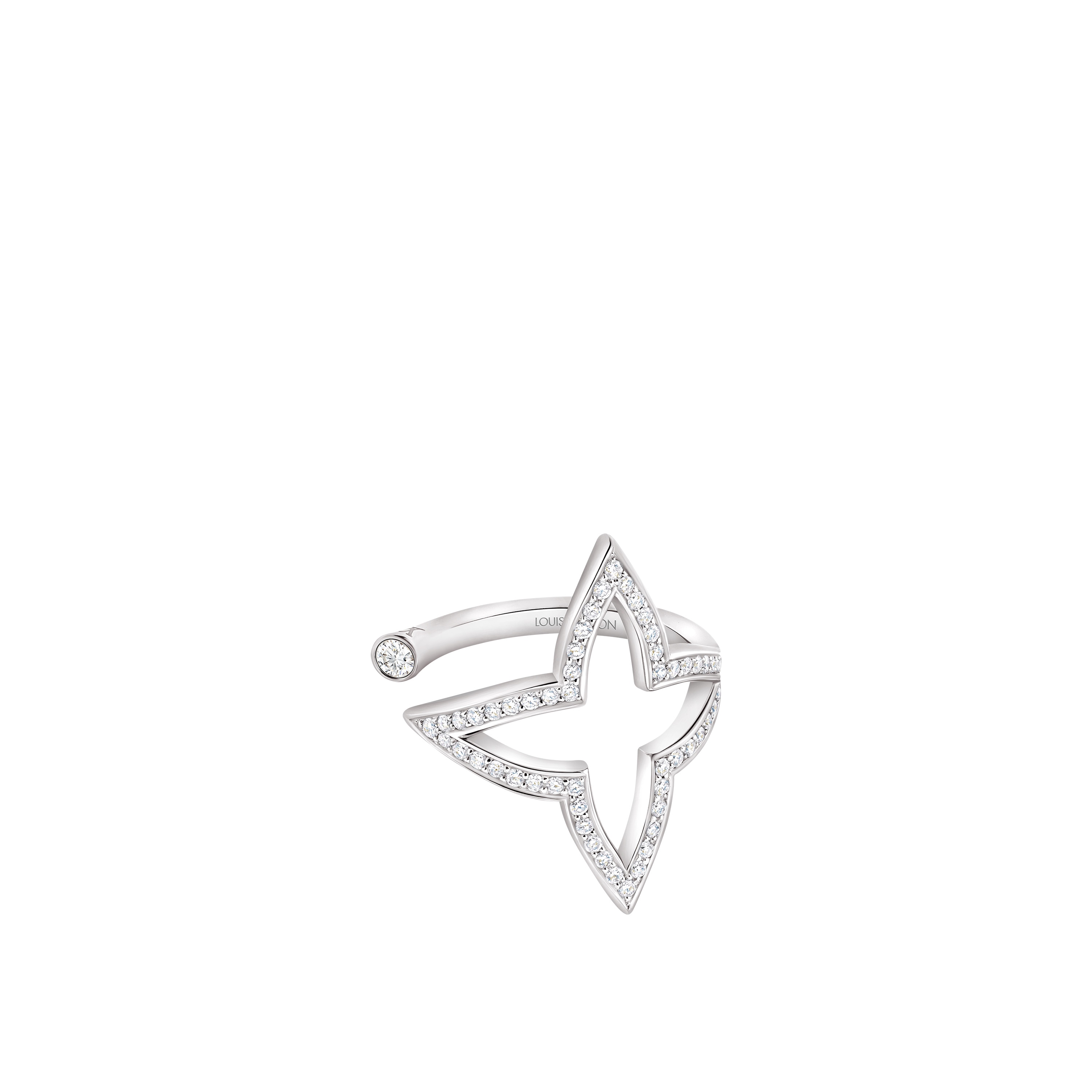 Ombre Blossom Ring mit offenem Design, Weißgold und Diamanten  Schmuck Kategorien Ringe | LOUIS VUITTON (Zoom)