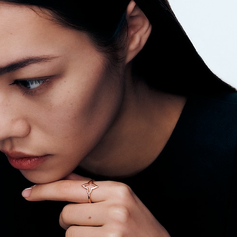 Ombre Blossom Ring, Roségold und Diamanten Schmuck Kategorien Ringe | LOUIS VUITTON (Zoom)