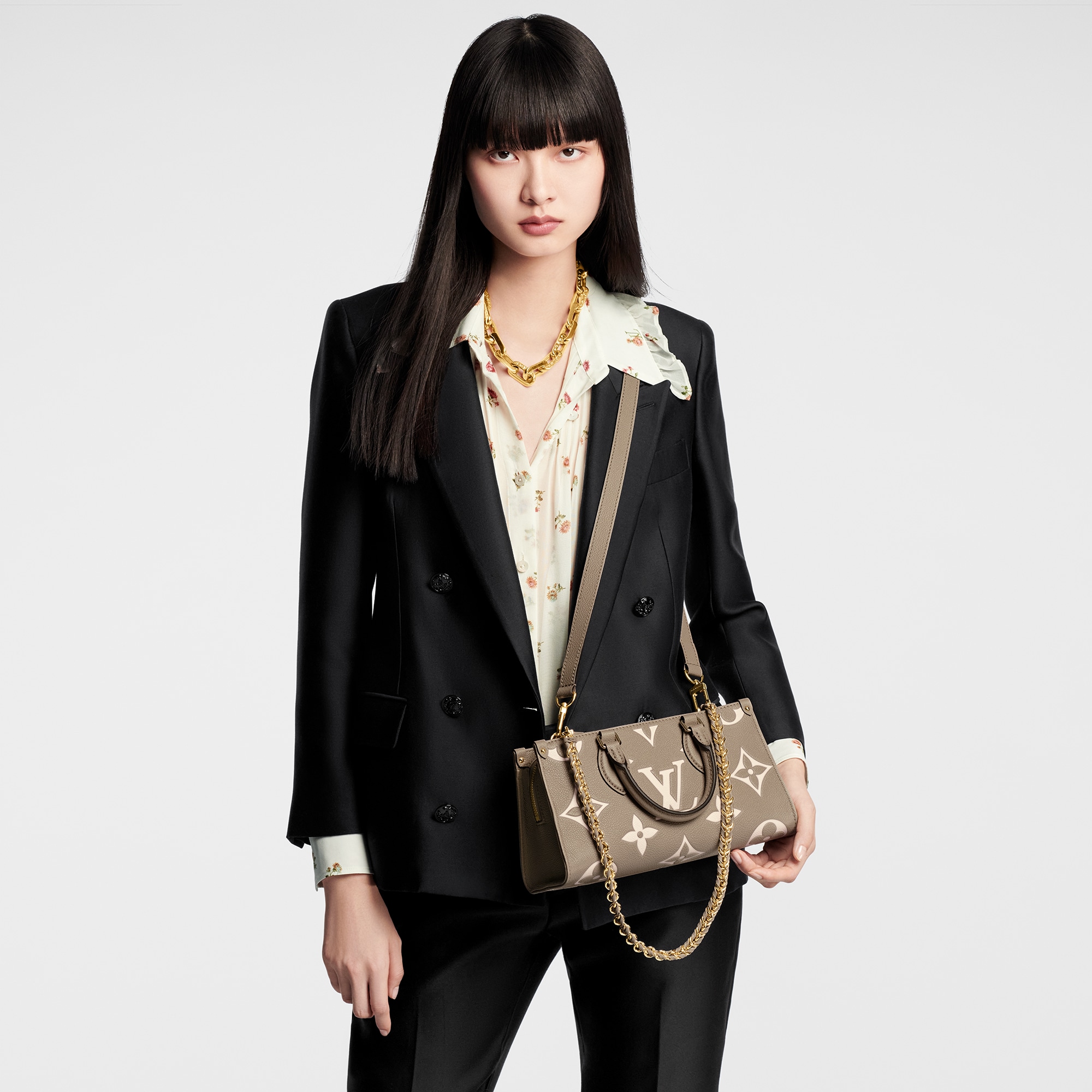 OnTheGo East West Monogram Empreinte Bicolor Leder Damen Handtaschen Alle Kollektionen | LOUIS VUITTON (Zoom)
