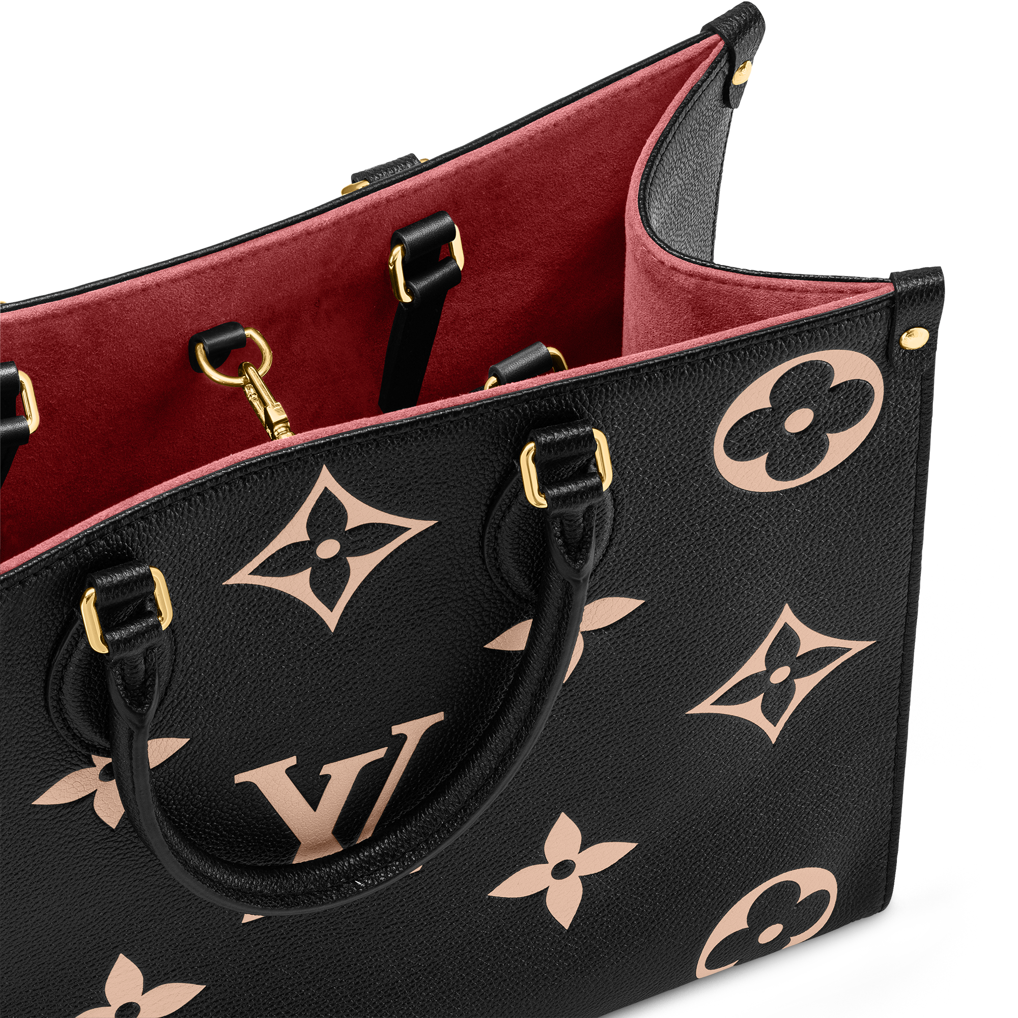 Onthego MM Monogram Empreinte Bicolor Leder Damen Handtaschen Alle Kollektionen | LOUIS VUITTON (Zoom)