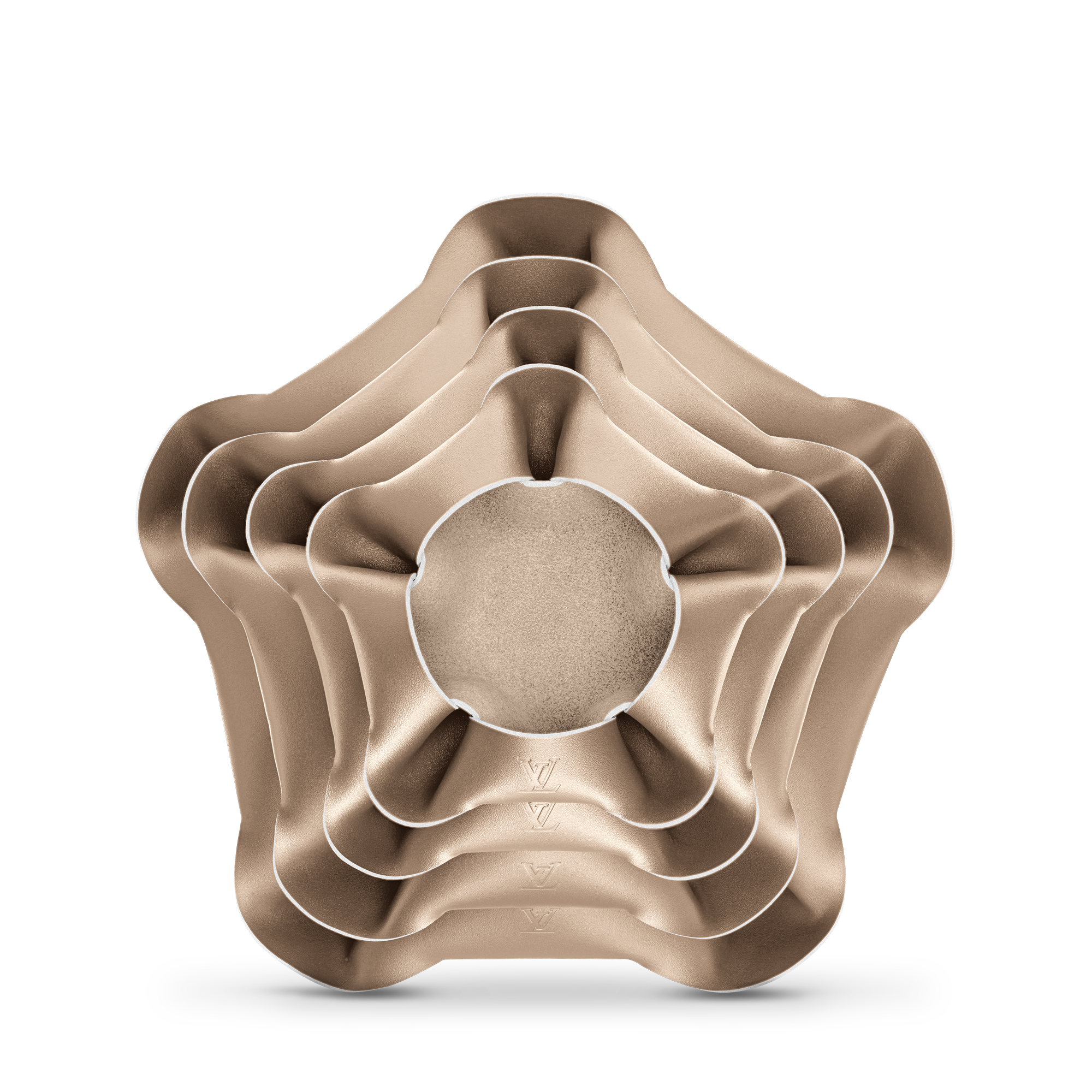 Origami Bowl Pyramide Pentagon von Atelier Oï  Trunks, Reisen und Wohnen Wohnen und Art of Dining Dekoration | LOUIS VUITTON (Zoom)