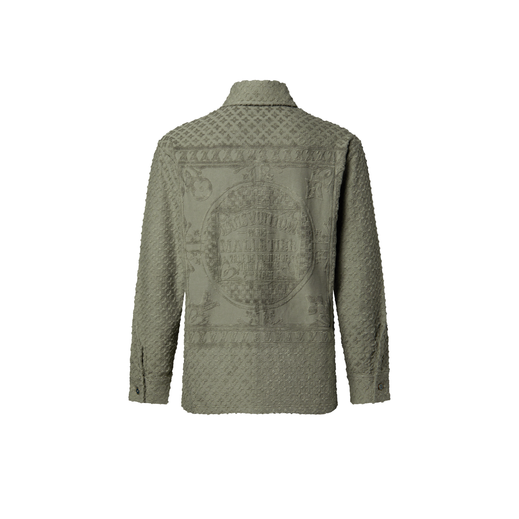 Overshirt aus Jacquard und French Terry  Herren Ready to Wear Hemden | LOUIS VUITTON (Zoom)