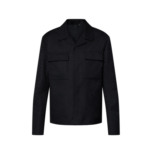 Overshirt aus Wolle mit Damier-Motiv und offenem Kragen  Herren Ready to Wear Jacken und Mäntel | LOUIS VUITTON (Zoom)
