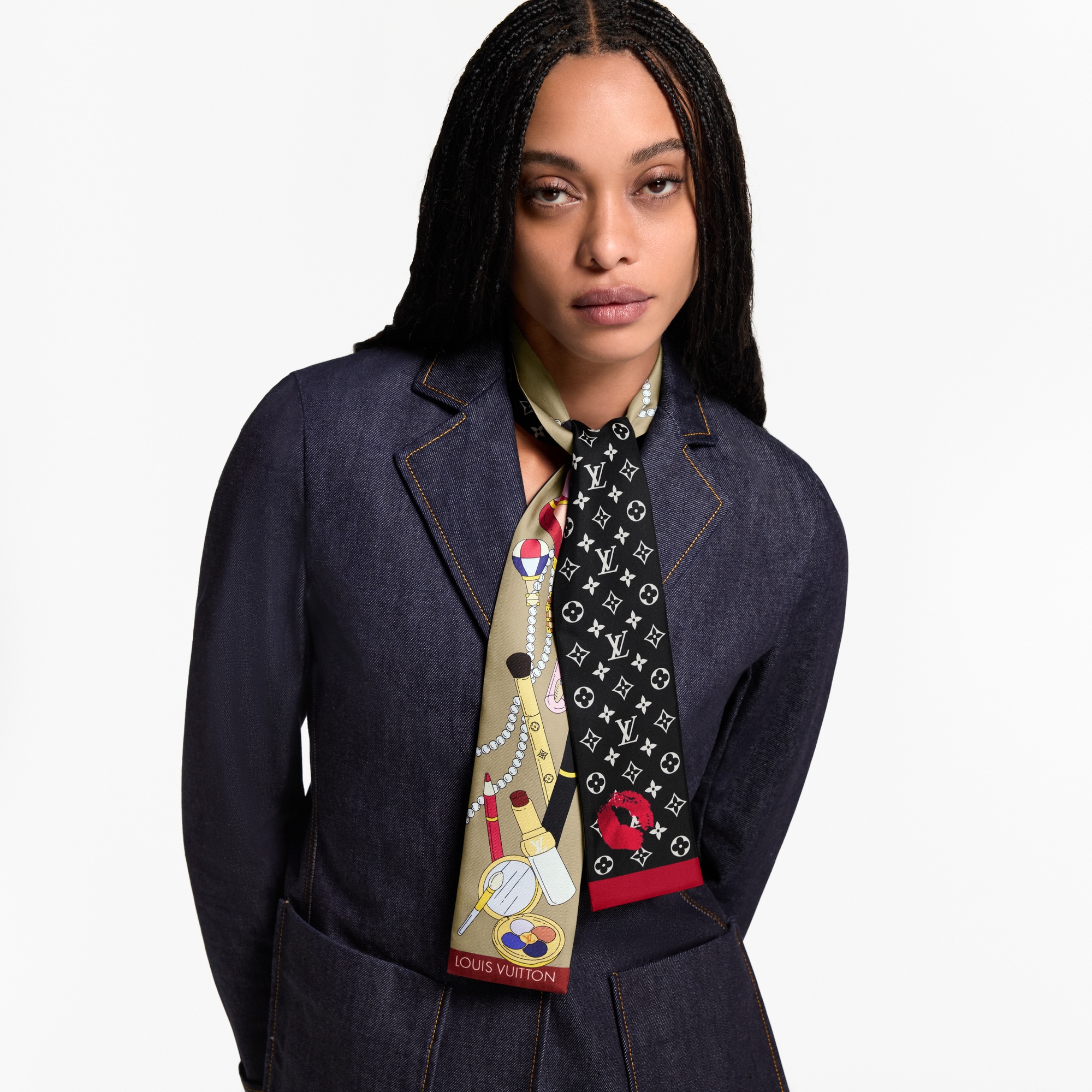 Paris En Beauté Bandeau S00 Damen Accessoires Seidentücher und Bandeaus | LOUIS VUITTON (Zoom)