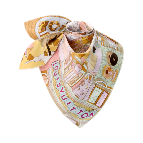 Paris En Beaute Carré 90 S00 Damen Accessoires Seidentücher und Bandeaus | LOUIS VUITTON (Zoom)