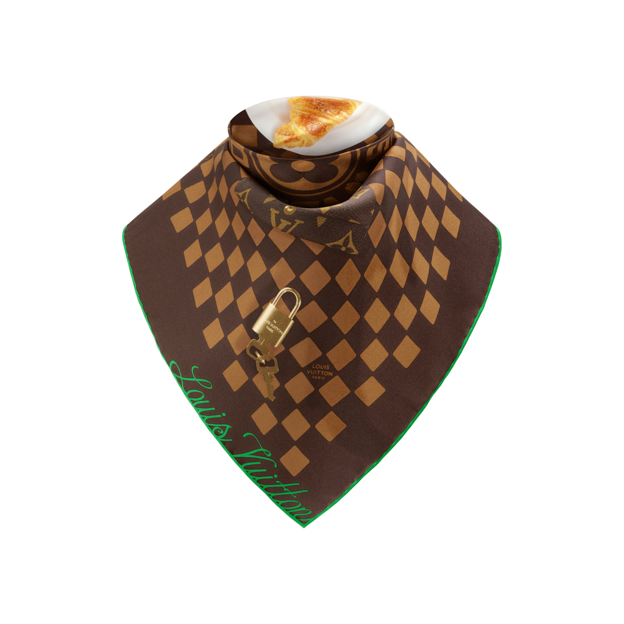 Parisian Breakfast Bandana S00 Herren Accessoires Seidentücher und Bandanas | LOUIS VUITTON (Zoom)