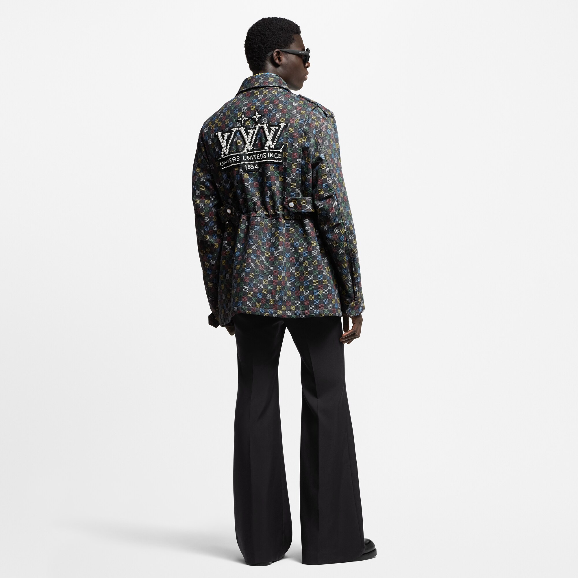 Parka aus Denim mit Damier-Motiv  Herren Ready to Wear Jacken und Mäntel | LOUIS VUITTON (Zoom)