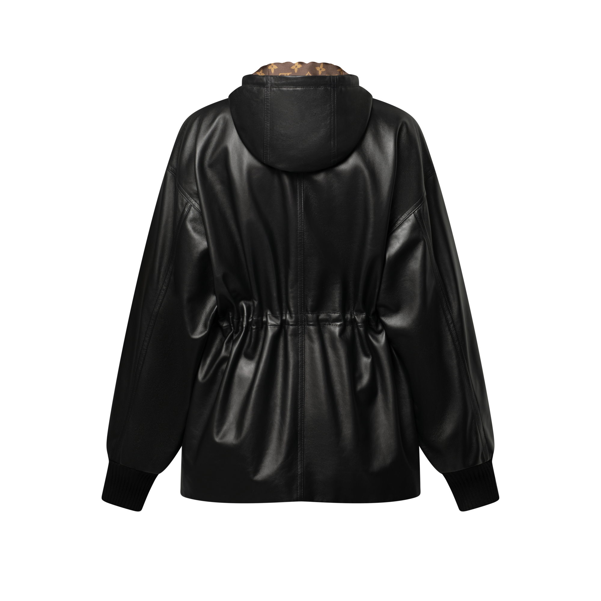Parka aus Leder mit Schößchen  Damen Ready to Wear Mäntel und Jacken | LOUIS VUITTON (Zoom)