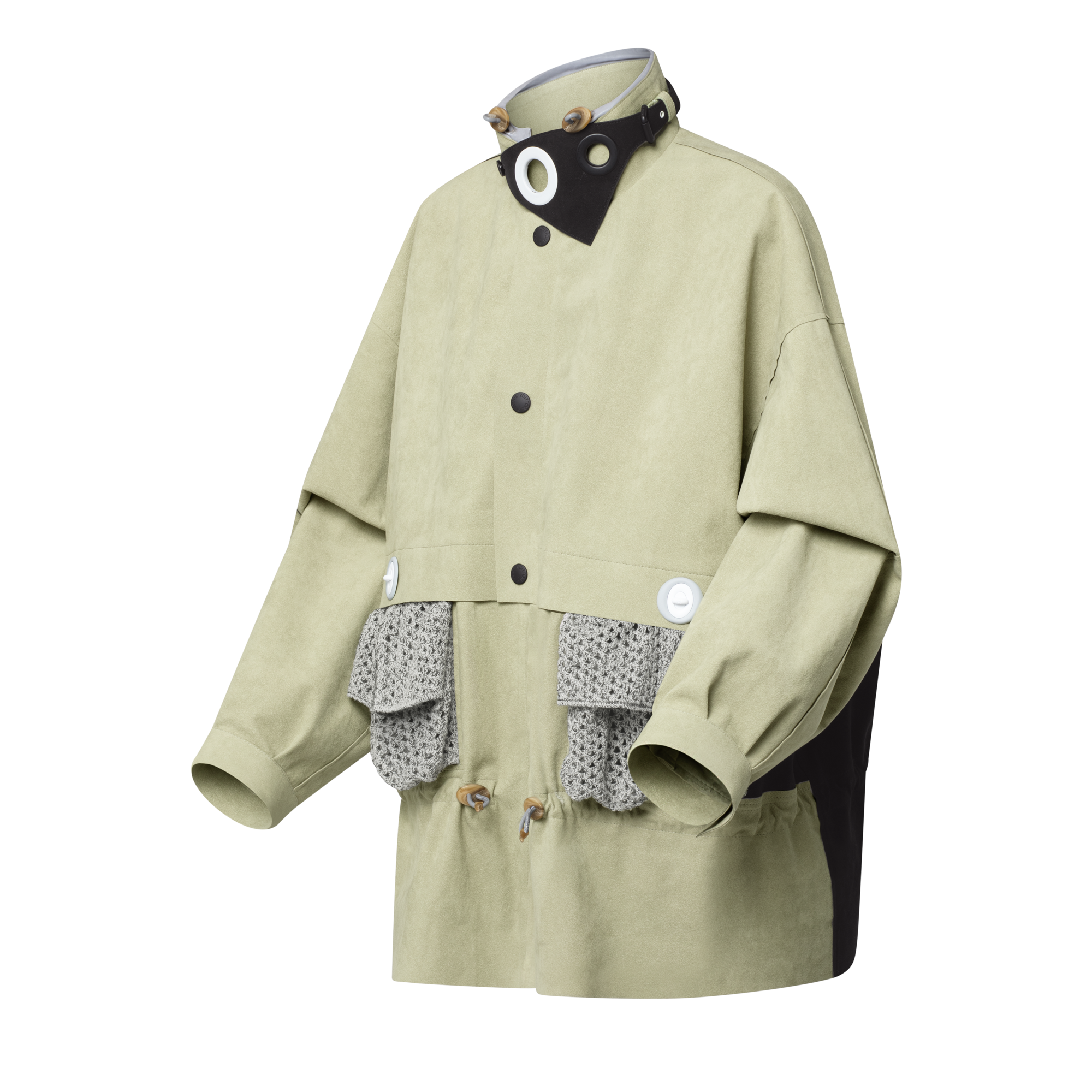 Parka mit gehäkelten Taschen  Damen Ready to Wear Mäntel und Jacken | LOUIS VUITTON (Zoom)