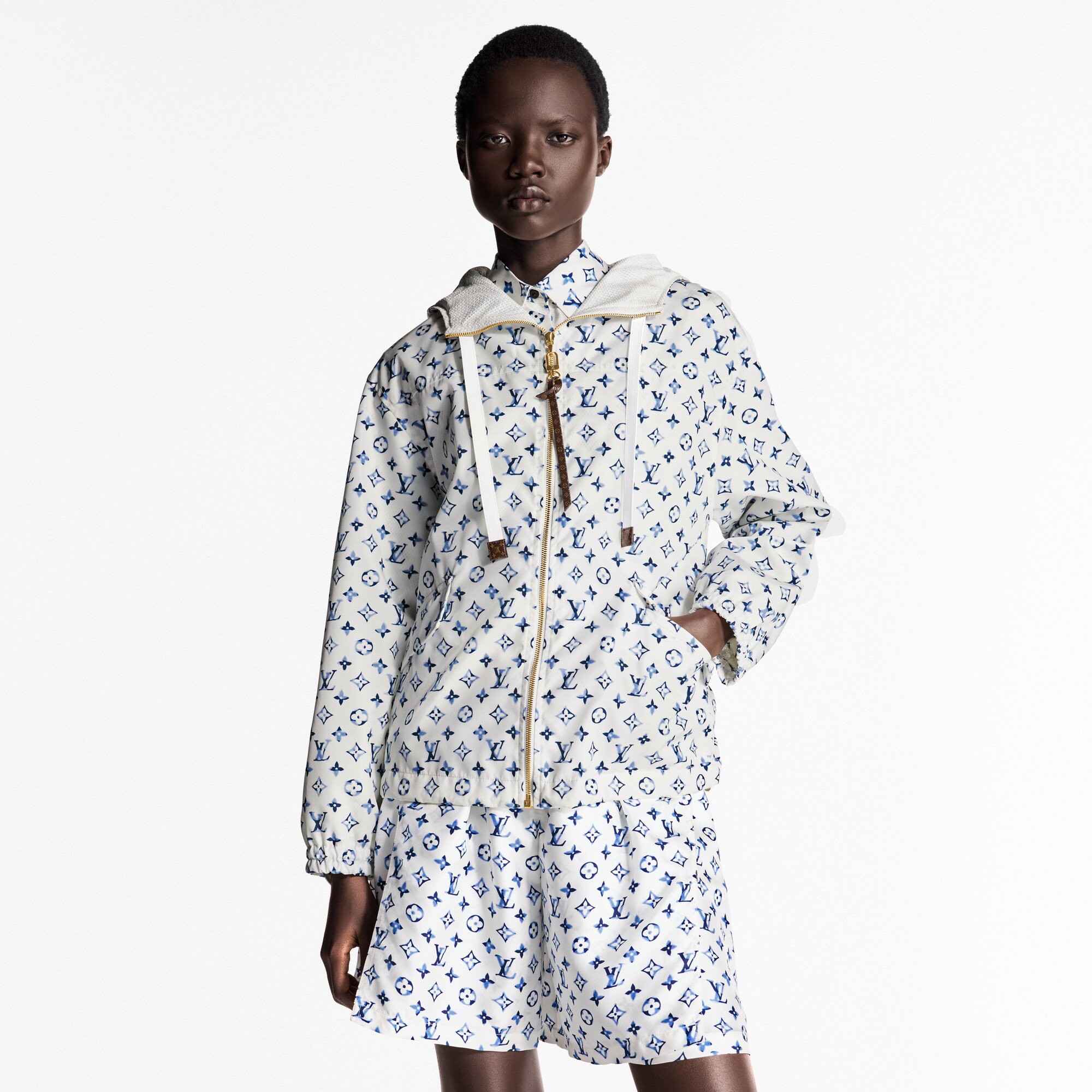 Parka mit Monogram-Motiv im Aquarell-Stil  Damen Ready to Wear Mäntel und Jacken | LOUIS VUITTON (Zoom)
