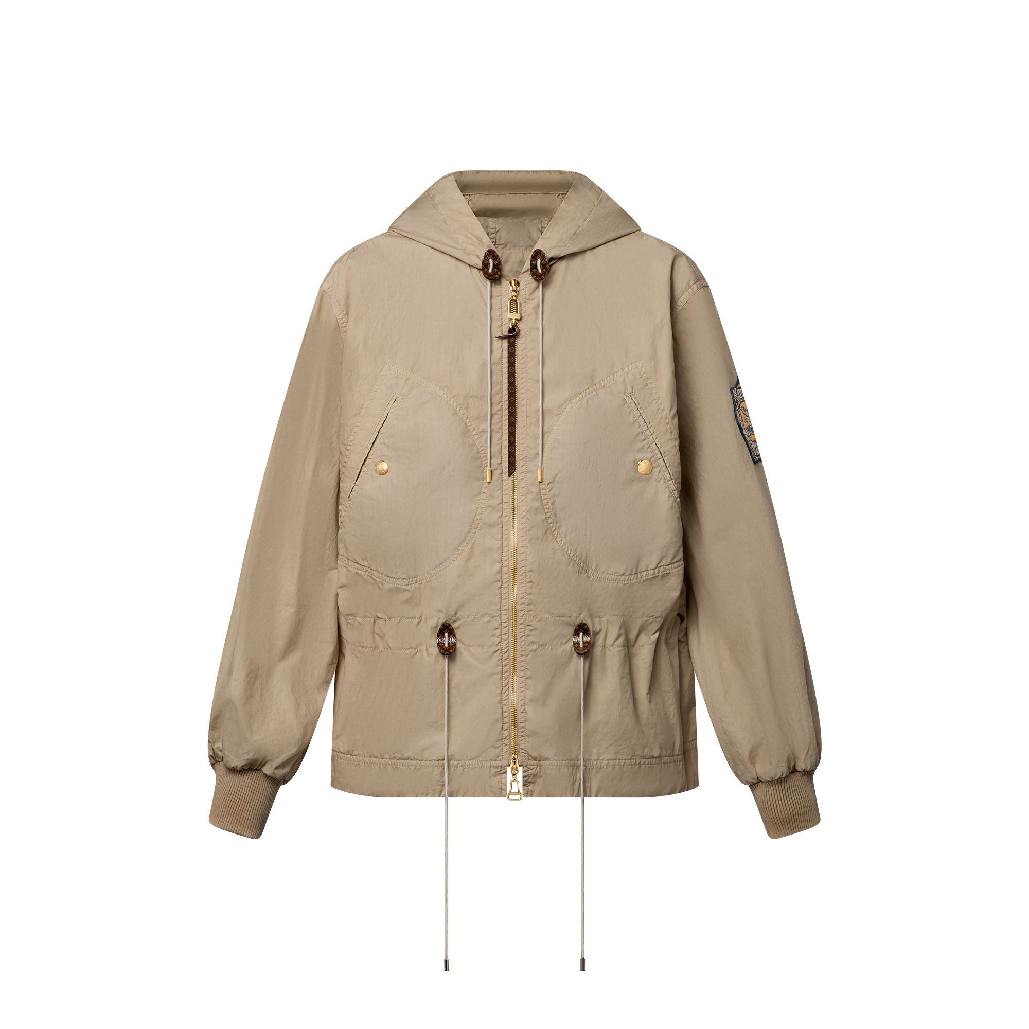 Parka mit Schößchen und gepeachtem Finish  Damen Ready to Wear Mäntel und Jacken | LOUIS VUITTON (Zoom)