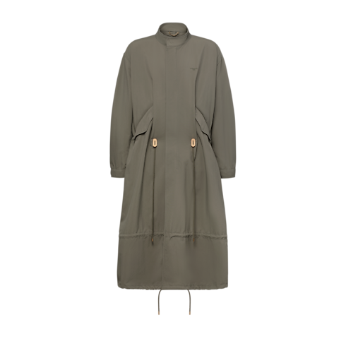 Parka mit Taschen aus Lammfell front view