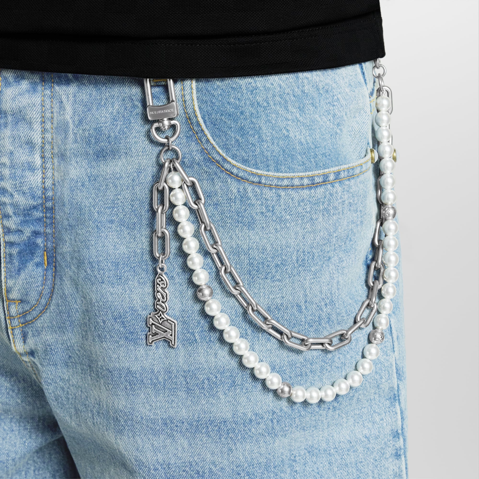 Pearls Chain Gürtel- und Taschenschmuck S00 Herren Accessoires Schlüsselanhänger und Taschenschmuck | LOUIS VUITTON (Zoom)