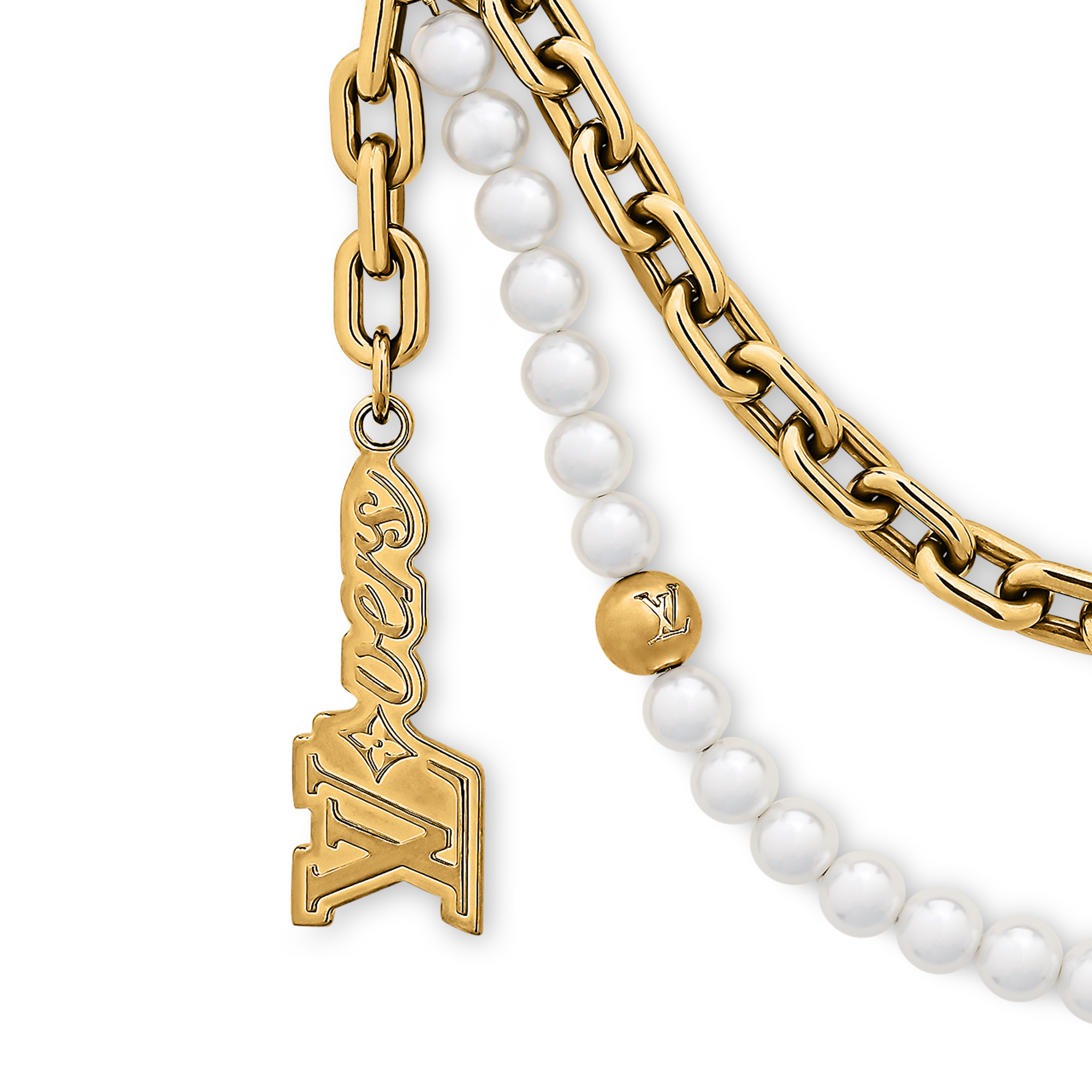 Pearls Mini Gürtelkette S00 Herren Accessoires Schlüsselanhänger und Taschenschmuck | LOUIS VUITTON (Zoom)