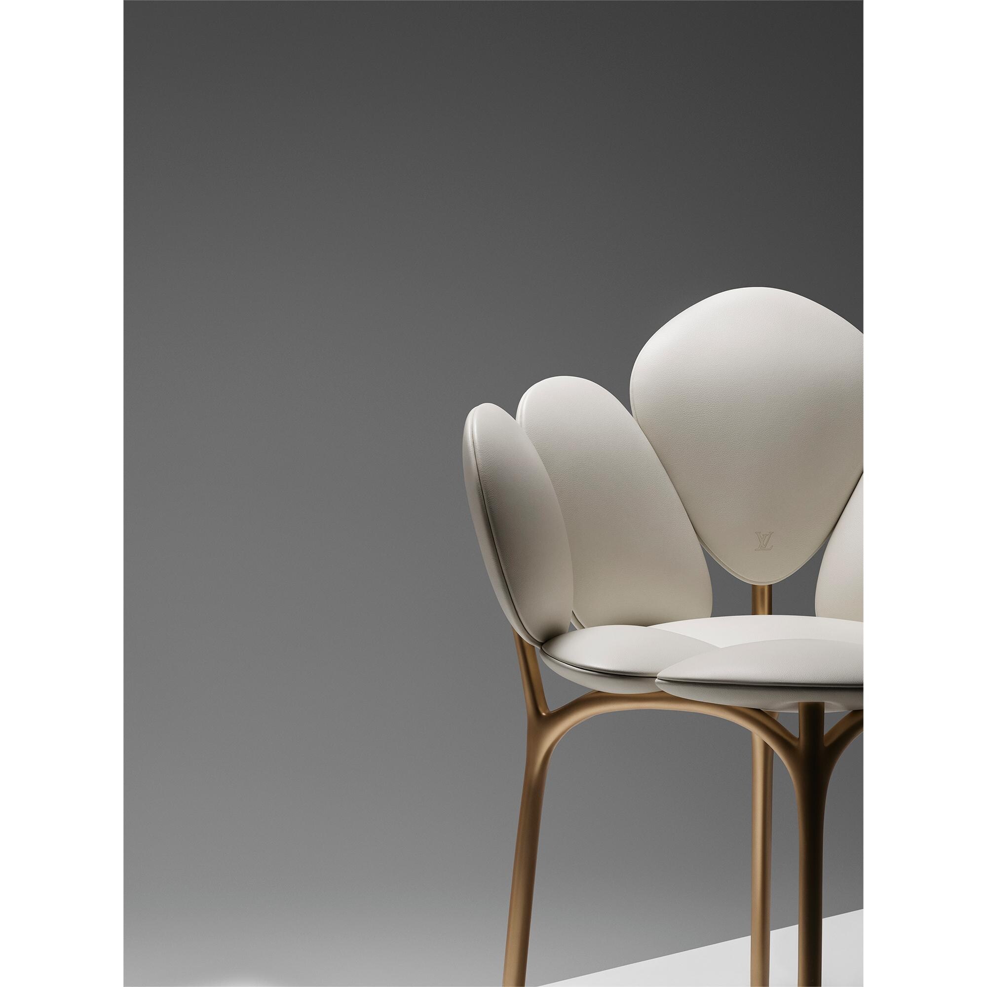 Petal Stuhl von Marcel Wanders  Trunks, Reisen und Wohnen Wohnen und Art of Dining Designmöbel | LOUIS VUITTON (Zoom)
