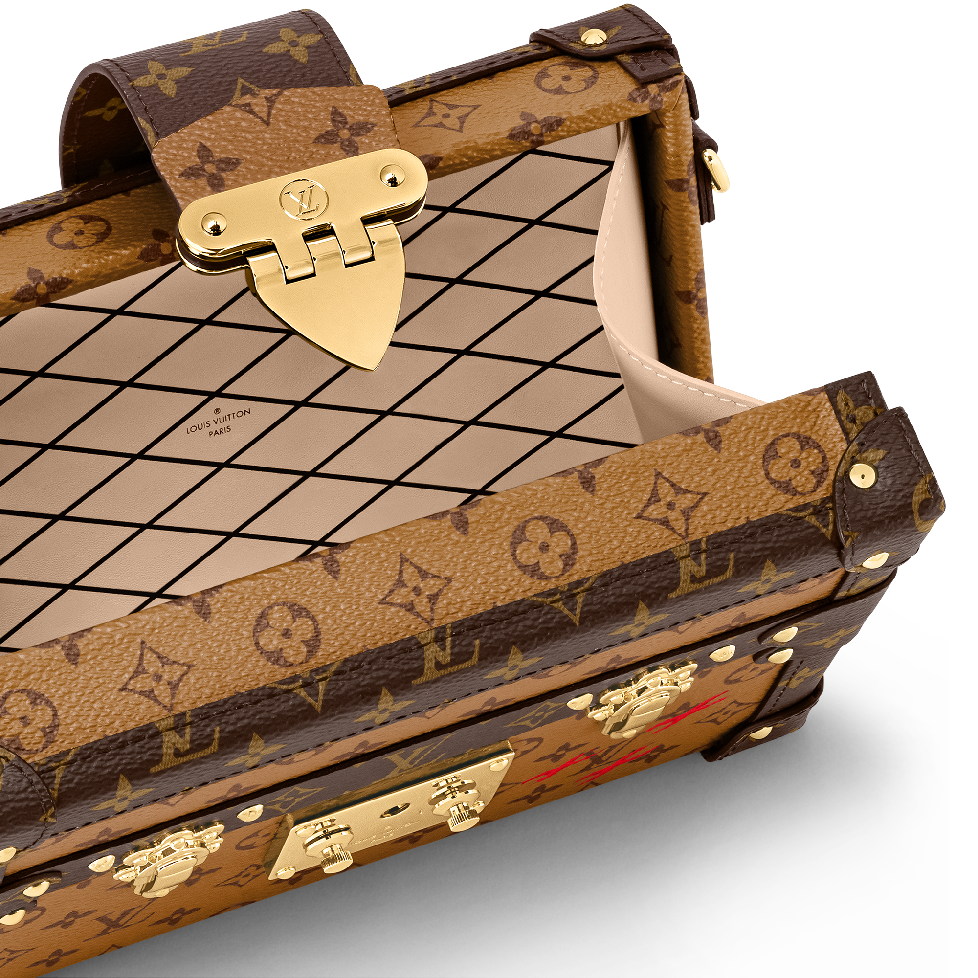 Petite Malle Monogram Reverse Canvas Damen Handtaschen Alle Handtaschen | LOUIS VUITTON (Zoom)