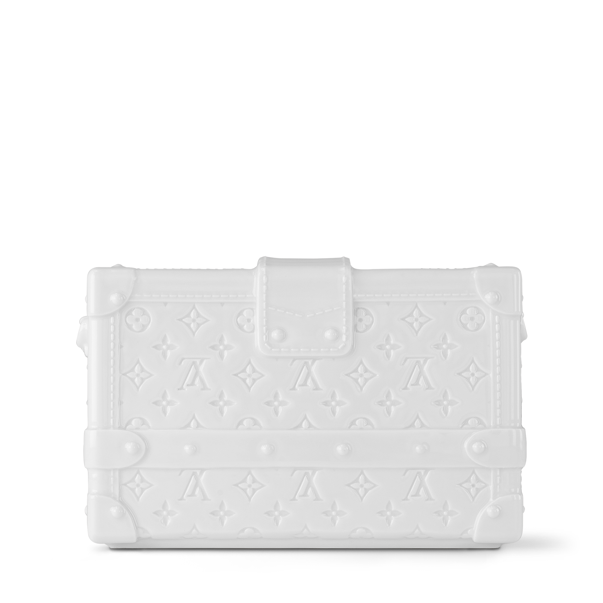 Petite Malle Vase aus Porzellan Monogram Canvas Trunks, Reisen und Wohnen Highlights Art de Vivre Kampagne | LOUIS VUITTON (Zoom)
